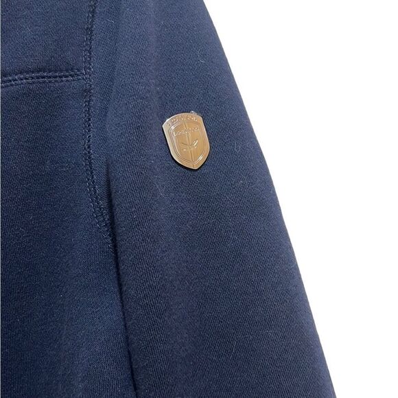 Madison Expedition jacket coat hoodie cotton blend navy LG LIGHTHOUSE RESCUE - Picture 4 of 8